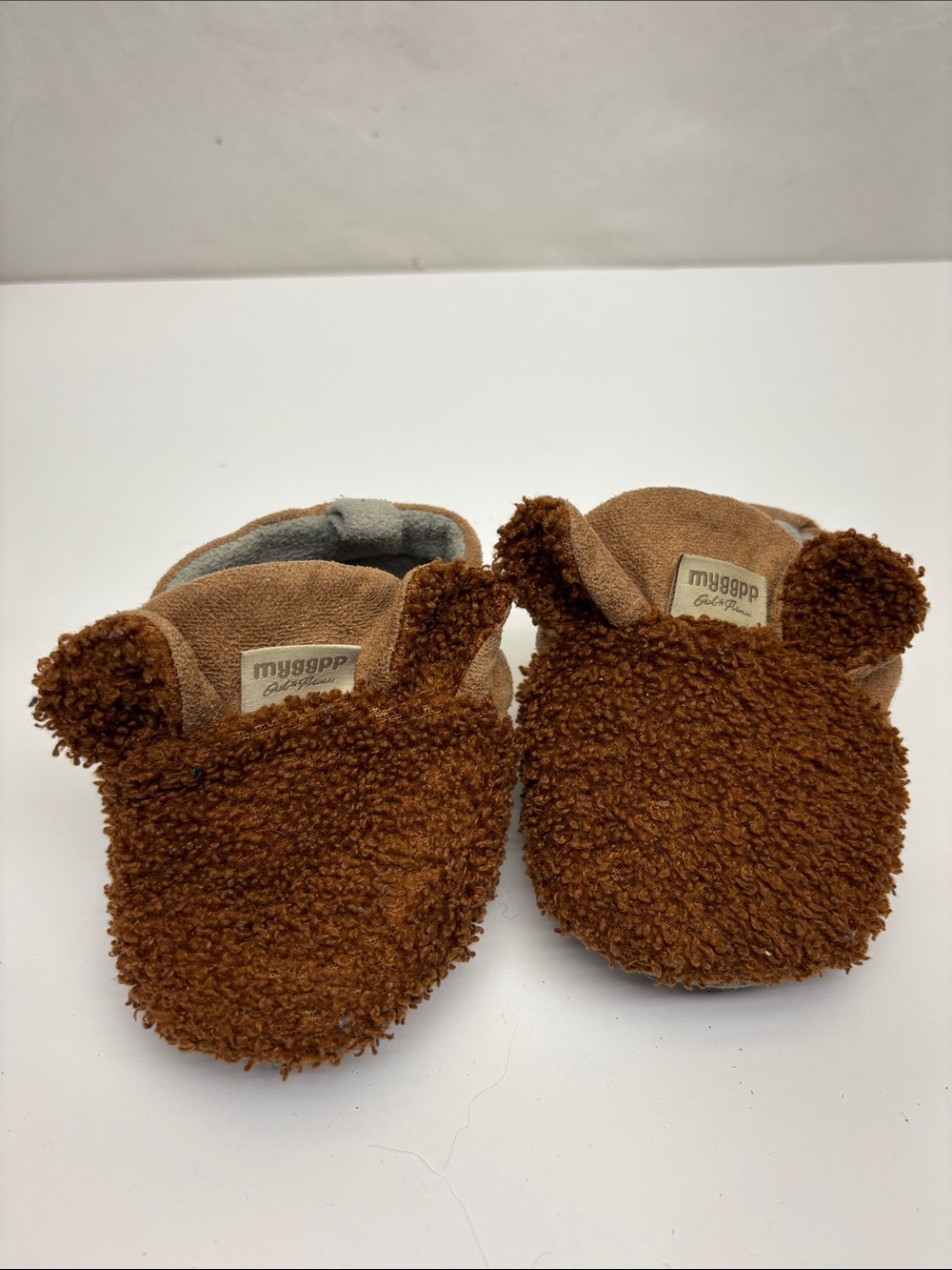 Brown Teddy Baby Cozy shoes, box 72